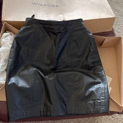 Leather Skirt