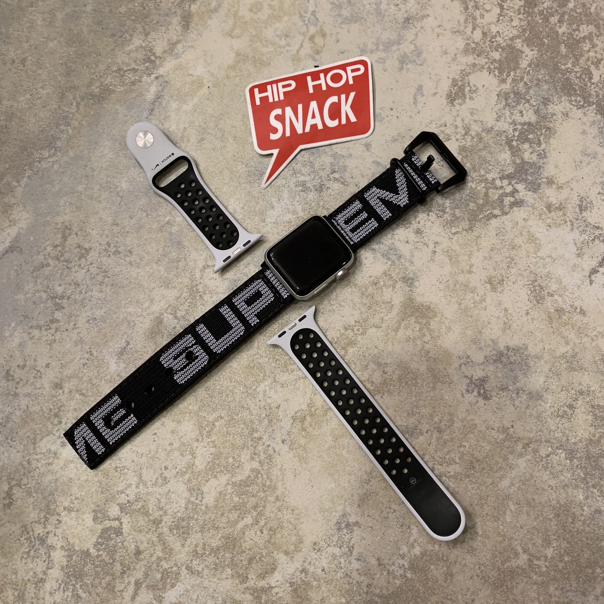 Custom apple watch bands supreme hotsell