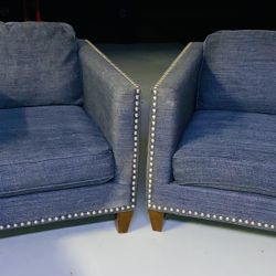 Two Matching LA Z Boy Chairs Noah chairs  Or Chaise Loungers 