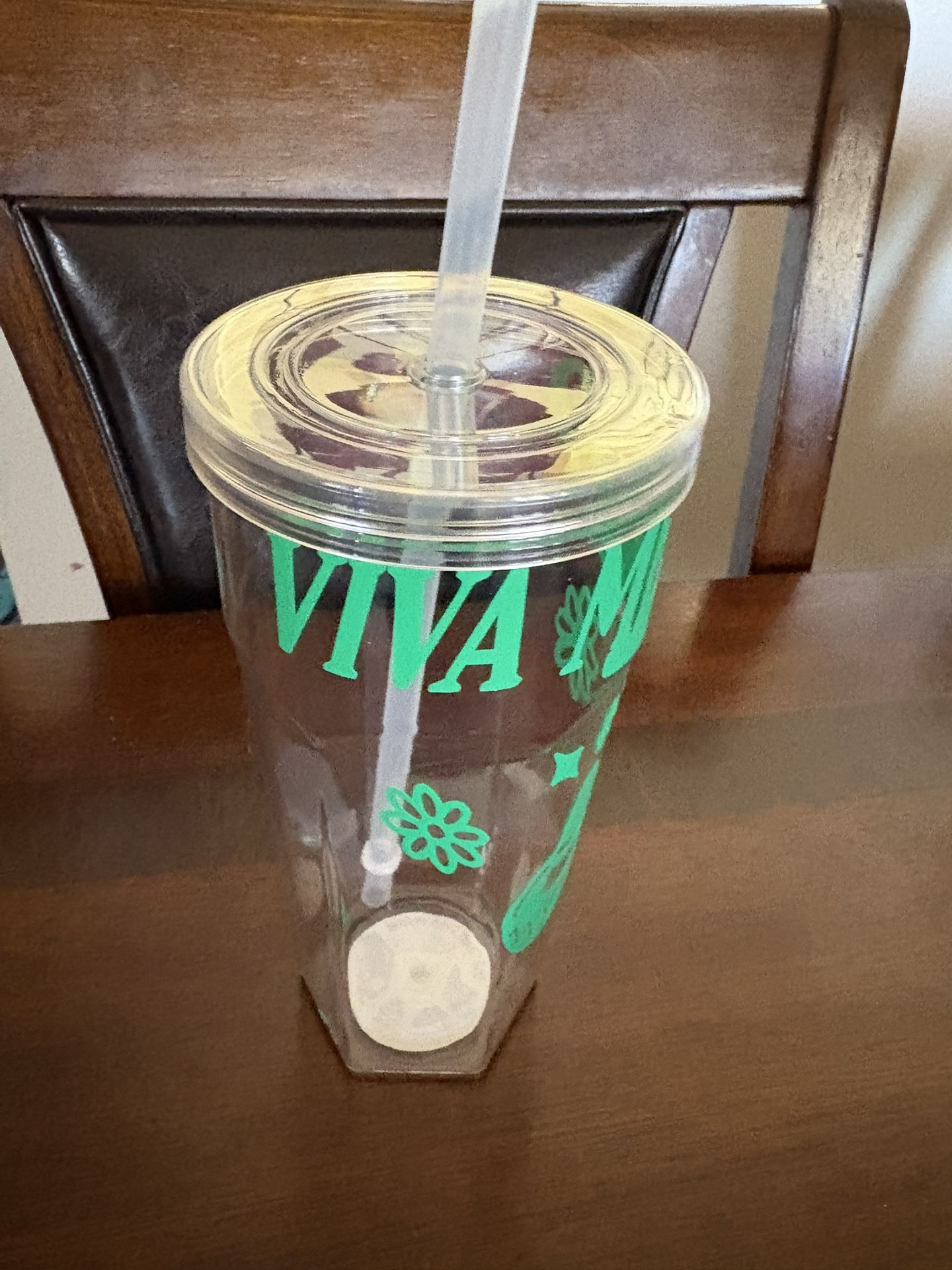 Vaso Con Popote