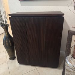 Crate & Barrel Monaco Bar Cabinet -33” x 15” x 42” - Excellent Condition- Retail: $1650