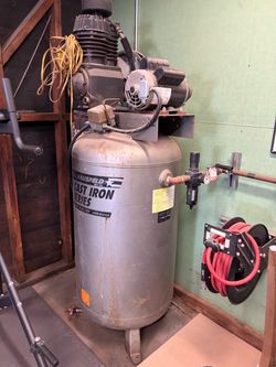 Heavy-Duty Bell Hausfeld 80-Gallon Air Compressor