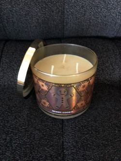 Bath & Body Works ~ Merry Cookie 3-Wick Candle 🍪
