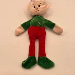 Christmas House Holiday Boy, Elf Plush Doll