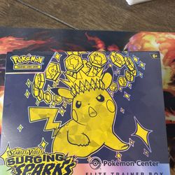 Sealed Pokemon Center Exclusive  Elite Trainer Box Surging Sparks