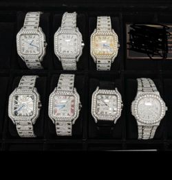 Real moissanite  luxurious watches