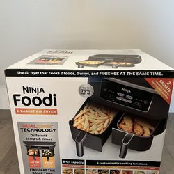 Ninja Foodi 6-in-1 8-quart 2-basket Air Fryer with DualZone Technology 