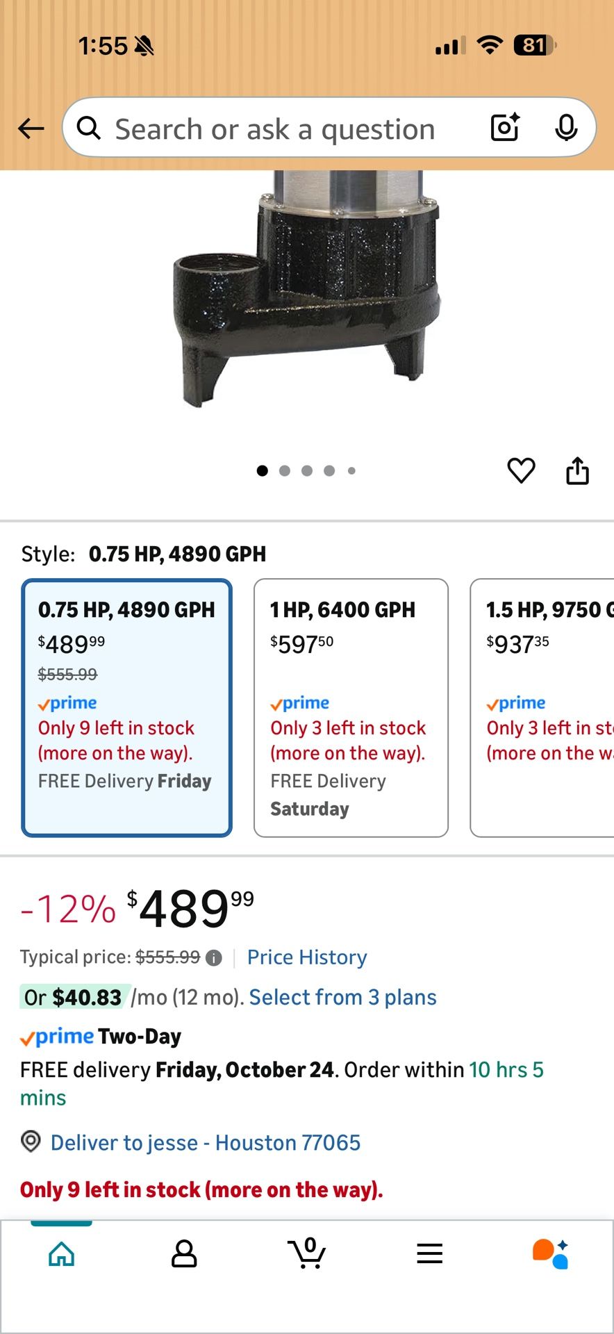 Little Giant Pump $300 OBO 