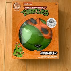 TMNT Michelangelo Adult Costume Too & Mask - Halloween Costume - Never Used