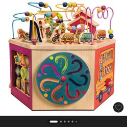 Baby Wooden Activity Cube 