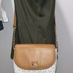 Michael Kors Mott Logo Dome Crossbody