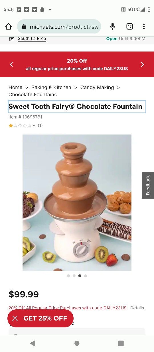 Sweet Tooth Fairy® Chocolate Fountain