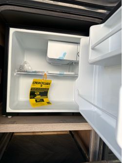 Min fridge and griddle