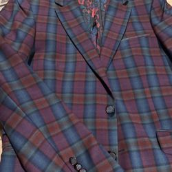ROBERT GRAHAM mens Suit Jacket 