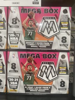 2021 Panini Mosaic NBA Mega boxes
