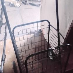 2 Laundry Grocery Carts