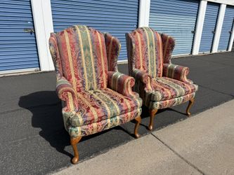 Wingback Armchairs by Sherril