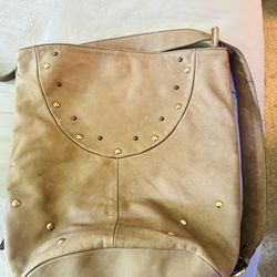 Genuine Leather Aleanto Collection Vintage Made In Italy Handbag Purse