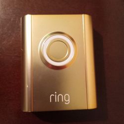 Ring 2  Doorbell  Faceplate - Gold Metal

(NEW) NEVER USED 