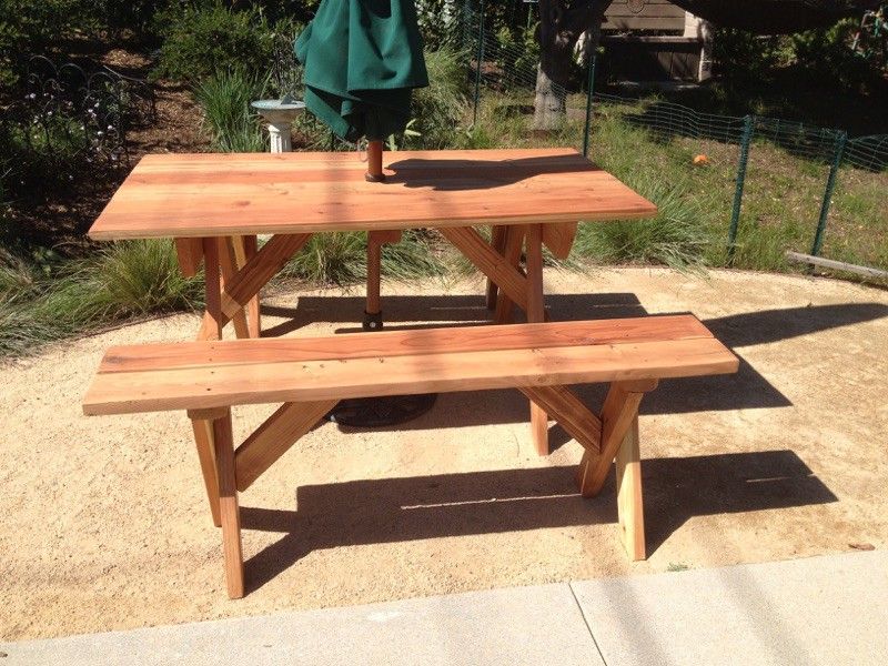 Custom Made Picnic Tables And Garden Furniture.