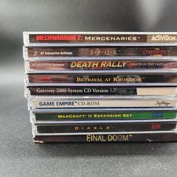 1990's Computer Games Lot Of 9