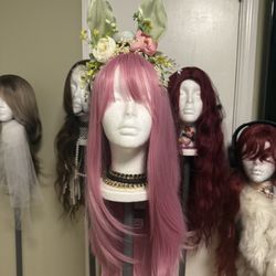 Wig/ Pinky Cream 