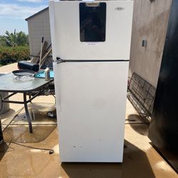 Two Working Refrigerators With Freezer & Stand Alone Freezer 