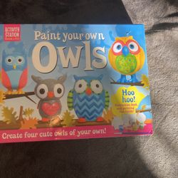 Paint Your Own Owls 