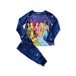 Girl’s Disney princess brushed fleece  pajamas