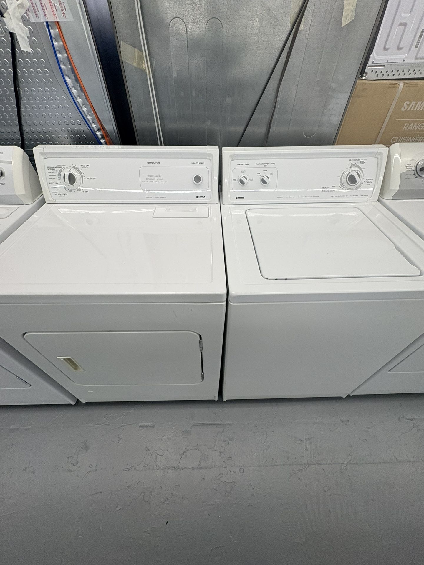 Used Set Kenmore Washer And Dryer’s Gas / 3 Months Warranty 