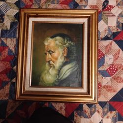 Priest Oil Canvas Painting 