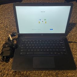 14 Inch HP Chromebook Laptop - Blue