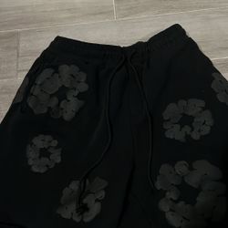 Denim tear shorts
