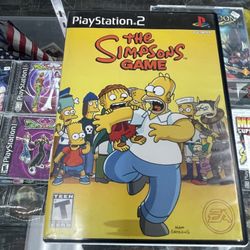 The Simpsons Game Ps2 $30 Gamehogs 11am-7pm
