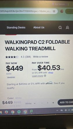 Walking Pad C2 Mini Foldable Treadmill