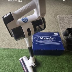  Cordless Stick Rechargeable Vacuum Cleaner, Lightweight, 30 KPA 55min Runtime, 9 in 1 Powerful Suction, Self Standing, Wide Angle LED Headlight, Idea