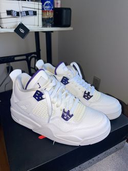 Brand New Mettalic Purple Jordan 4s size 5.5Y
