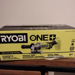 Ryobi One+ Angle Grinder 18V 4-1/2"