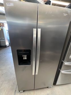 Whirlpool side by side fridge