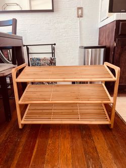 3 Tier Bamboo Shoe Rack