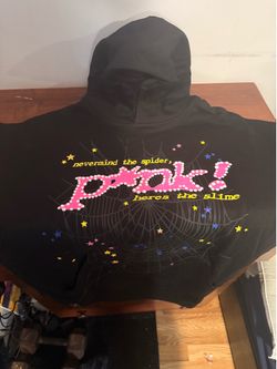 Medium, Punk black sp5der hoodie