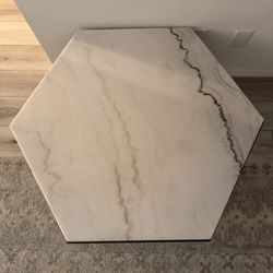 White Marble Coffee Table & End Tables