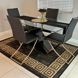BLACK & GOLD Dining Chairs 🪑 