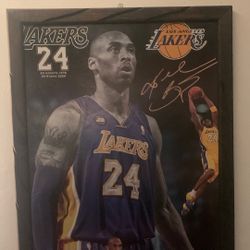 Kobe Bryant Wood Framed Poster
