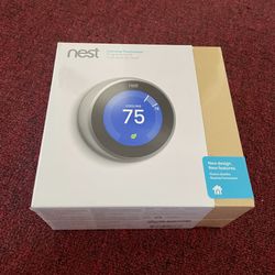 Brand New - Google Nest Learning Programmable Smart Thermostat 