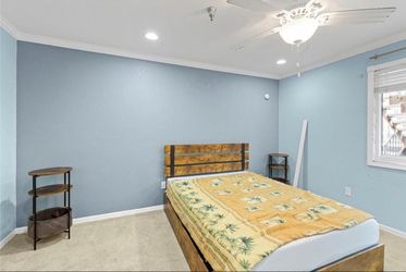 Queen bedroom set with mattress and two nightstands