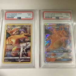 Pokemon PSA 9 Charizard’s (TG03/SM211)