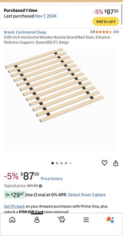 Bed Slats - Queen