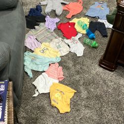 Baby’s Clothes Lot Sizes Ranging From 0 To 3 Month Newborn 3 To 6 Months And 6 To 9 Months