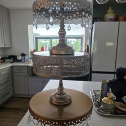 Cake Stands Silver And Gold